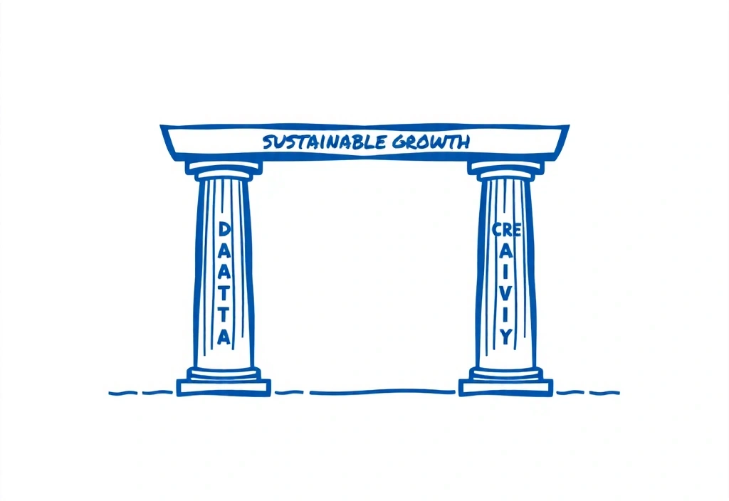 Diagramme d'équilibre Créativité Data